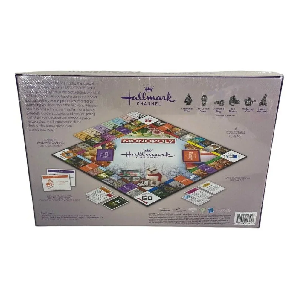 NEW 2019 MONOPOLY Game Hallmark Channel Edition NEW